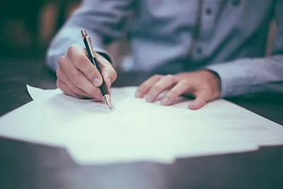 Export documents being prepared and signed